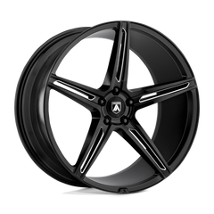 Asanti Black ABL-22 Alpha 5 20x9 Inch Gloss Black Milled Alloy Wheel