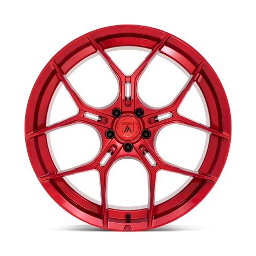 Asanti Black ABL-37 Monarch 20x9 Candy Red Wheel with 38mm Offset and 5x114.3 Bolt Pattern
