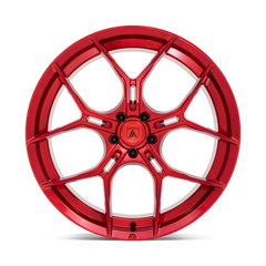 Asanti Black ABL-37 Monarch 20x9 Candy Red Wheel with 15mm Offset