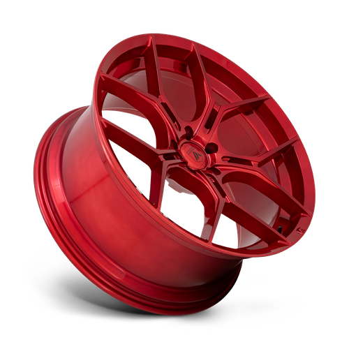 Asanti Black ABL-37 Monarch 20x9 Candy Red Wheel with 15mm Offset