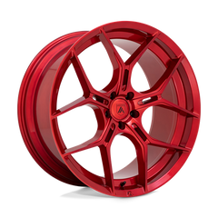 Asanti Black ABL-37 Monarch 20x9 Candy Red Wheel with 15mm Offset