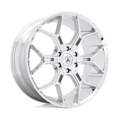 Asanti Black ABL38 Monarch Truck 22x9.5 Chrome Wheel with 6x139.7 Bolt Pattern and 20mm Offset