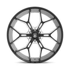 Asanti Black ABL-38 Monarch Truck 22x9.5 Inch Gloss Black Milled Wheel