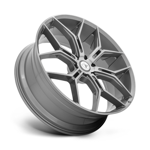 Asanti Black ABL-38 Monarch Truck 22x9.5 inch Titanium Brushed Wheel with 6x135 Bolt Pattern and 38mm Offset