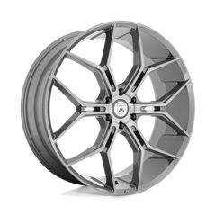 Asanti Black ABL38 Monarch Truck Wheel - 22x9.5 Inches, Titanium Brushed Finish