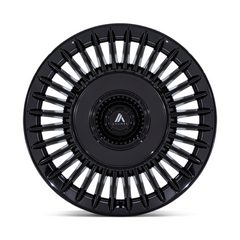 Asanti Black AB040 TIARA 22-Inch Gloss Black Alloy Wheels with 15mm Offset for 5x115/120 Bolt Pattern