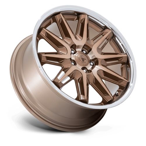 Asanti Black AB047 Imperator 22x10.5 Bronze Machined Wheel with Stainless Steel Lip