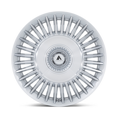 Asanti Black AB040 Tiara 20x9 Inch Gloss Silver Wheel with Bright Machined Face