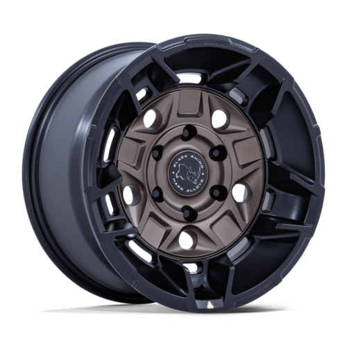 Black Rhino Hard Alloys BR028 GUARD 17-Inch x 8.5-Inch Burnt Bronze with Matte Black Lip