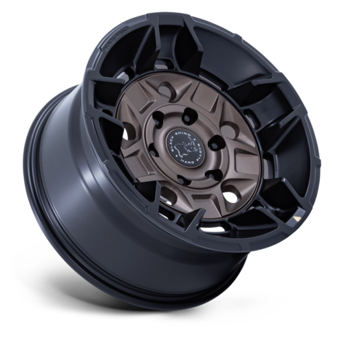 Black Rhino Hard Alloys BR028 GUARD 17-Inch x 8.5-Inch Burnt Bronze with Matte Black Lip