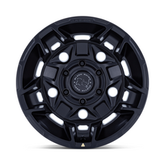 Black Rhino Hard Alloys BR028 GUARD 17x8.5 Inch Matte Black Wheel with 6x139.7 Bolt Pattern and +35 Offset