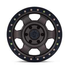 Black Rhino Hard Alloys BR029 TROOPER 17x8.5 -10 Burnt Bronze with Matte Black Lip