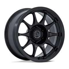 Black Rhino Hard Alloys BR038 RONIN 17x8.5 Matte Black Wheel with 6X114.3 Bolt Pattern and +25 Offset