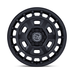 Black Rhino Hard Alloys BR405 ROVER 18-Inch Matte Black with Gloss Black Lip Wheel