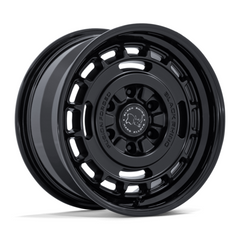 Black Rhino Hard Alloys BR600 VAGABOND 17x8 Matte Black with Gloss Black Lip