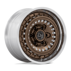 Black Rhino BR601 Bastion 17-Inch Gloss Bronze Milled Wheel, 6x130