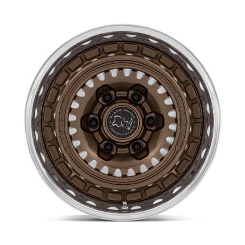 Black Rhino BR601 Bastion 17-Inch Gloss Bronze Milled Wheel, 6x130