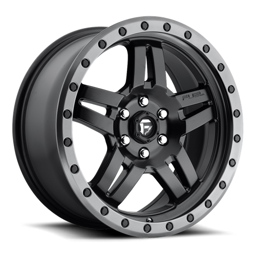 Fuel 1PC D557 ANZA 18-Inch Matte Black Wheel, 6x120 Bolt Pattern, +27 Offset