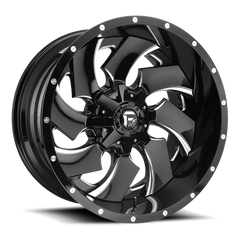 Fuel 1PC D574 Cleaver 20x10 8x170 Gloss Black Milled Wheel -18 Offset