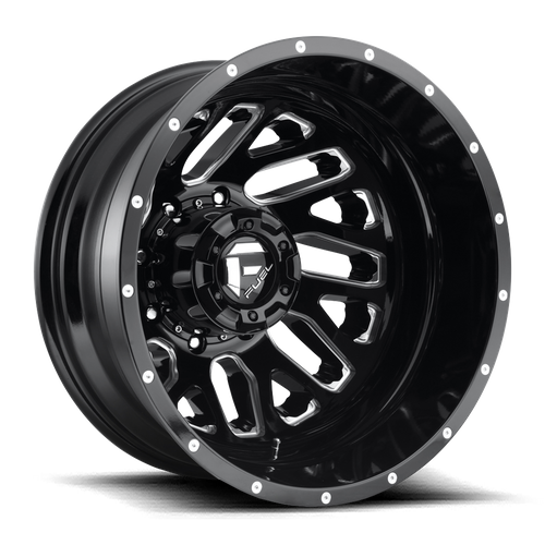 Fuel 1PC D581 TRITON DRW Gloss Black Milled Wheel, 20x8.25, 8x6.5