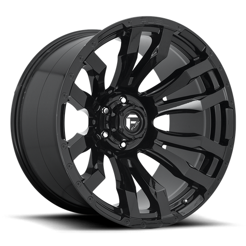 Fuel 1PC D675 BLITZ 18x9 Gloss Black Wheel, 8X170 Bolt Pattern, +20 Offset
