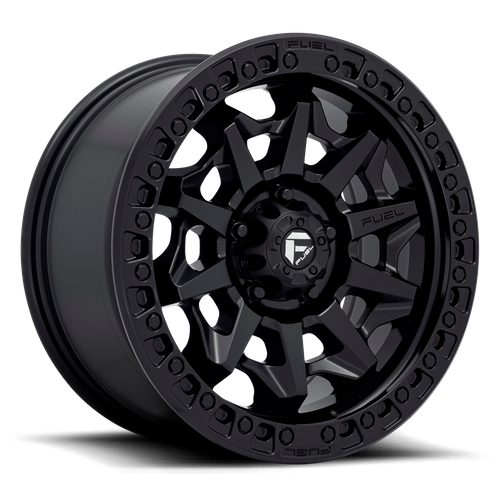 Fuel 1PC D694 COVERT 18x9 Matte Black Wheel, 8x6.5 Bolt Pattern, +1 Offset