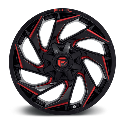 Fuel 1PC D755 Reaction 20-Inch Gloss Black Milled Wheel, 8x170