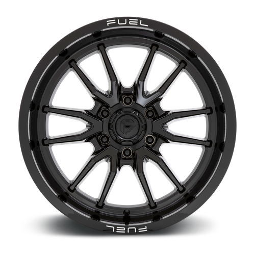 Fuel 1PC D760 CLASH Gloss Black Wheel, 20x9, 8x180 Bolt Pattern, +01 Offset