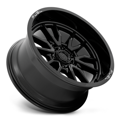 Fuel 1PC D760 CLASH Gloss Black Wheel, 20x9, 8x180 Bolt Pattern, +01 Offset
