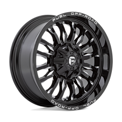 Fuel 1PC D795 ARC 22x10 Wheel, 8x170 Bolt Pattern, Gloss Black Milled, -18 Offset