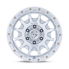 Fuel 1PC FORTRESS 17x9 Inch Gloss Silver Machined Face Off-Road Wheel - Model FC884