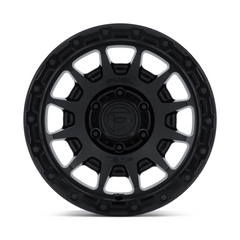 Fuel 1PC Fortress 17x8.5 Inch Matte Black with Gloss Black Lip Off-Road Wheel, Part FC884MB17856825