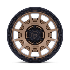 Fuel 1PC Fortress 18x9 Matte Bronze with Gloss Black Lip Wheel - 6x135 Bolt Pattern, +20 Offset