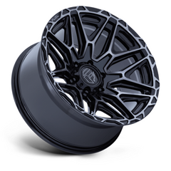 Fuel 1PC FC885 Injector 20x9 6x139.7mm - Gloss Black with Machined Dark Tint Face