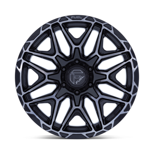 Fuel 1PC FC885 Injector, 20x9, 6x135 Bolt Pattern, Gloss Black with Machined Dark Tint Face