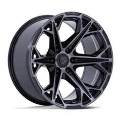 Fuel 1PC FC886 Hammerhead 22x10 Inch Gloss Black Dark Tinted Clear Wheel