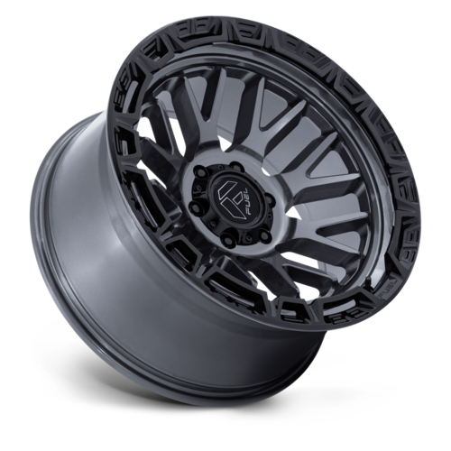 Fuel 1PC FC890 RAIL 17x9 Inch Gloss Gunmetal with Black Lip Alloy Wheel