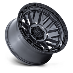Fuel 1PC FC890 RAIL 17x9 Inch Gloss Gunmetal with Black Lip Alloy Wheel