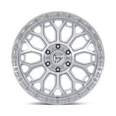 Fuel 1PC FC901 TALON 17x9 Inch Alloy Wheel with Gloss Silver Machined Finish