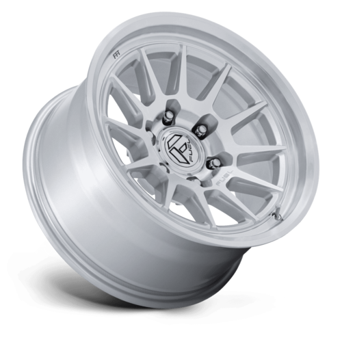 Fuel 1PC FC902 SPUR 17-Inch Gloss Silver Machined Face Wheel, 6x5.5