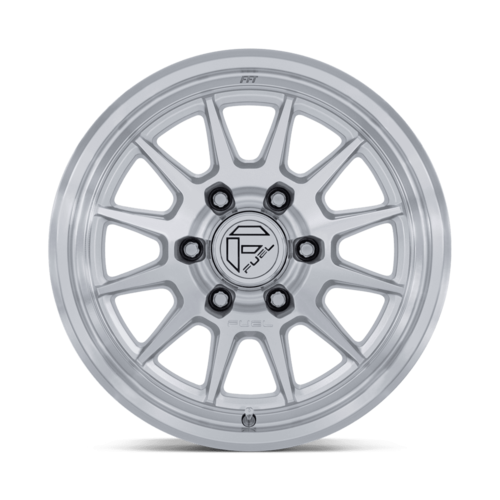 Fuel 1PC FC902 SPUR 17-Inch Gloss Silver Machined Face Wheel, 6x5.5