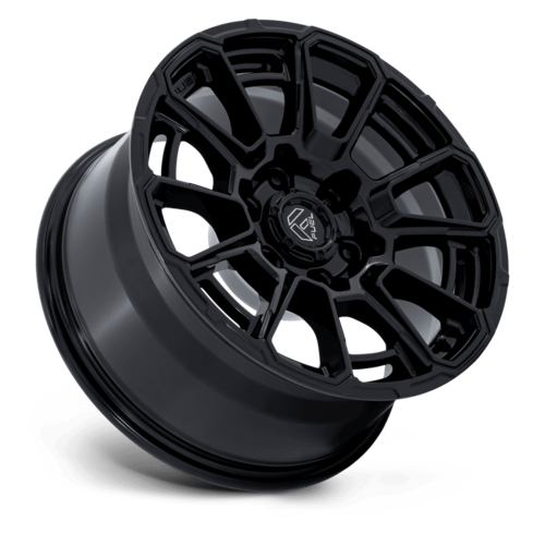 Fuel 1PC FC910 FOXHOUND 18x9 Inch Gloss Black Alloy Wheel with 6x139.7 Bolt Pattern and +20 Offset