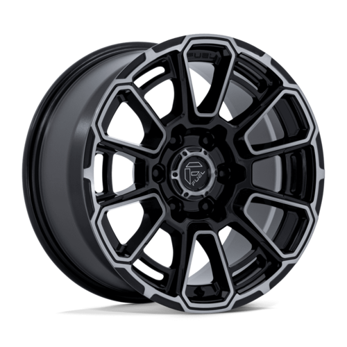 Fuel 1PC FC910 FOXHOUND 18x9 Inch Black Gloss Dark Tinted Clear Off-Road Wheel