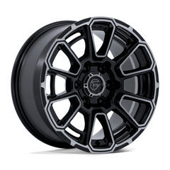 Fuel 1PC FC910 FOXHOUND 18x9 Inch Black Gloss Dark Tinted Clear Off-Road Wheel