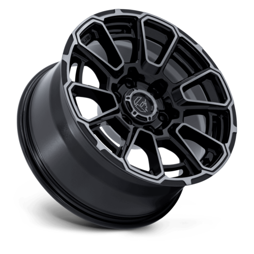 Fuel 1PC FC910 FOXHOUND 18x9 Inch Black Gloss Dark Tinted Clear Off-Road Wheel