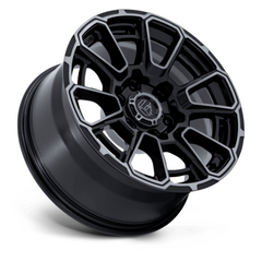 Fuel 1PC FC910 FOXHOUND 18x9 Inch Black Gloss Dark Tinted Clear Off-Road Wheel