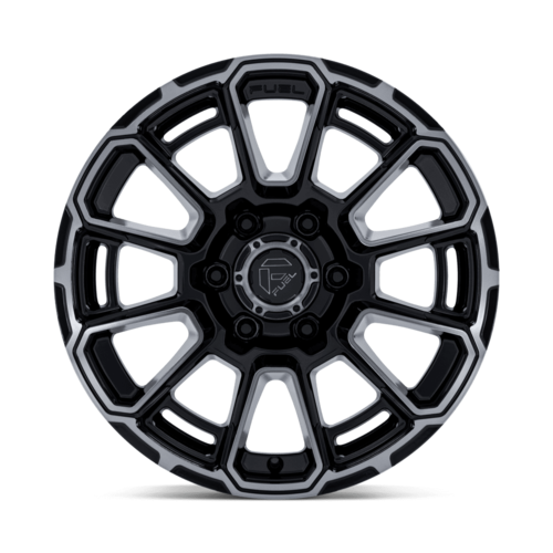 Fuel 1PC FC910 FOXHOUND 18x9 Inch Black Gloss Dark Tinted Clear Off-Road Wheel