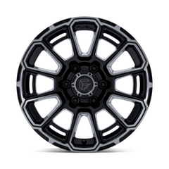 Fuel 1PC FC910 FOXHOUND 18x9 Inch Black Gloss Dark Tinted Clear Off-Road Wheel