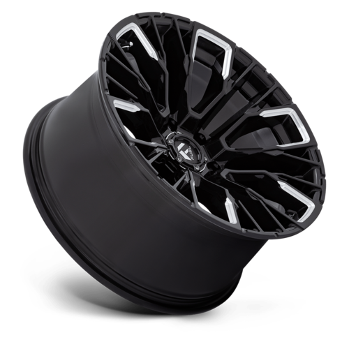 Fuel 1PC D849 REBAR Gloss Black Milled Wheel, 22x9.5, 6x5.5, +0 Offset