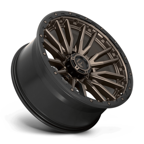 Fuel 1PC D681 REBEL 22x10 Wheel, 8x180 Bolt Pattern, Matte Bronze Black Bead Ring